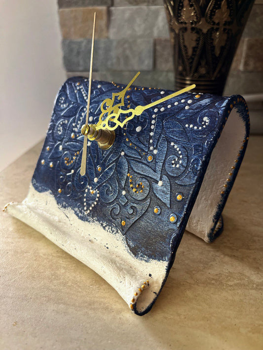 Ceas Handmade - Navy Blue