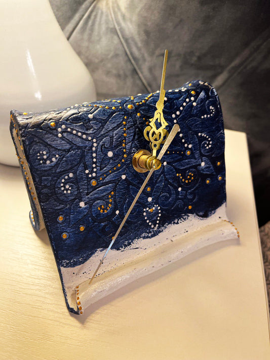 Ceas Handmade - Navy Blue