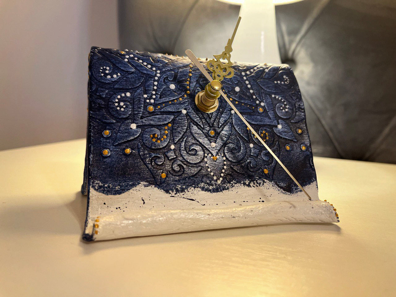 Ceas Handmade - Navy Blue