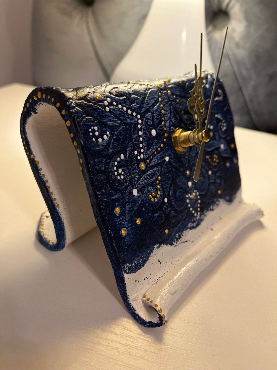 Ceas Handmade - Navy Blue