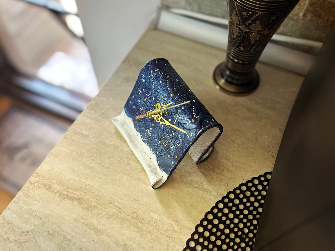 Ceas Handmade - Navy Blue